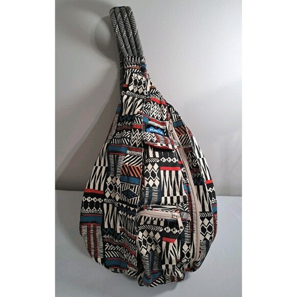 Kavu Original Rope Sling Bag Crossbody Backpack Purse Aztec Southwestern - Picture 1 of 10